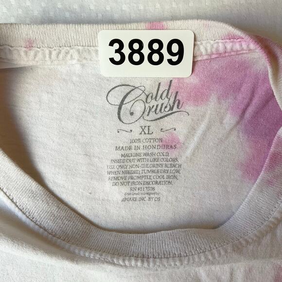 Cold Crush Women T-shirt size XL Short Sleeve Stretchy Faith Hope Love White - Picture 6 of 7